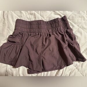 FP Movement plum get your flirt on shorts